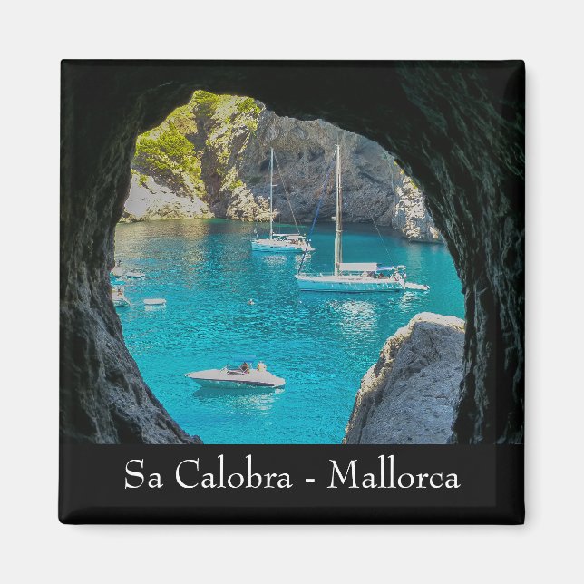 Imán Mallorca Sa Calobra Bay Souvenir (Frente)
