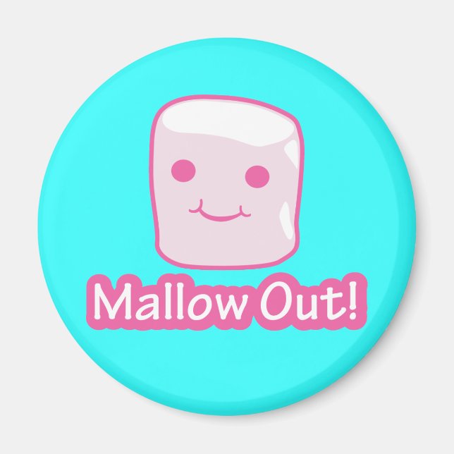 Imán ¡Mallow Out! (Frente)