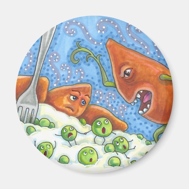 IMÁN MALO YAM GRITANDO EN PEAS, DIVERTIDA COMIDA DE GRA (Frente)