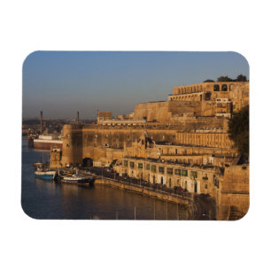 Imán Malta, Valletta, vista al puerto desde Baja Barrak