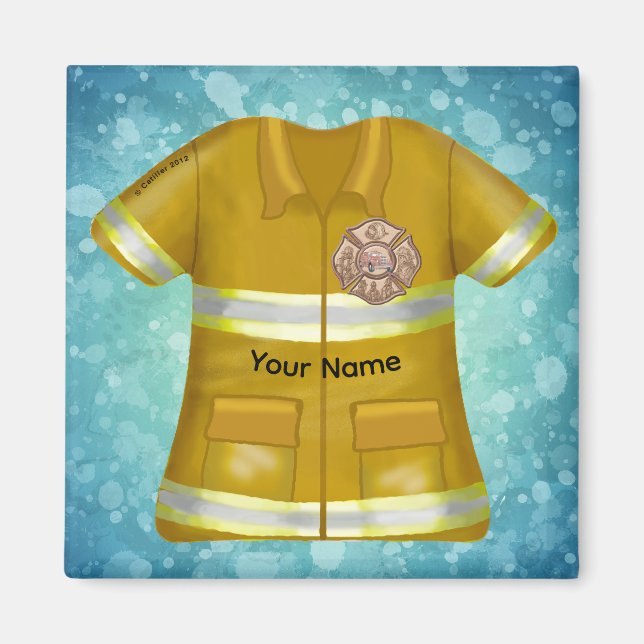 Imán Maltese Cross  Firefighter  (Frente)