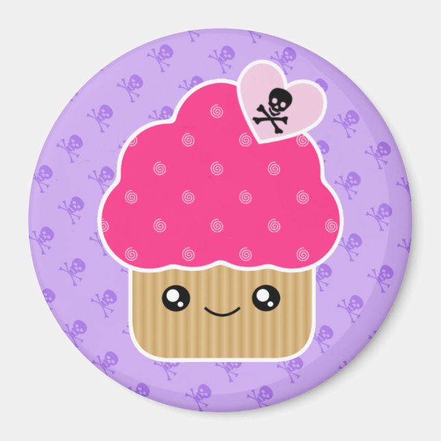 Imán Malvado Cubierta Kawaii De Magnet De La Muerte (Frente)