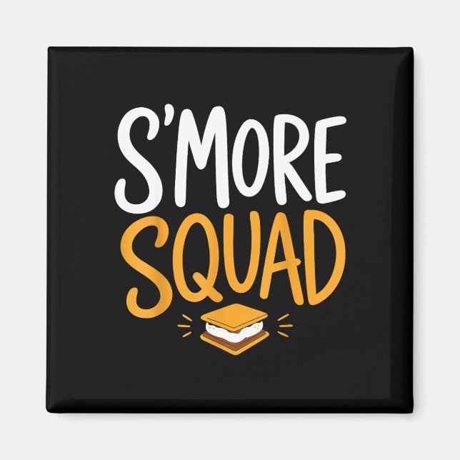 Imán Malvavisco fogata camping s'mores  (Frente)