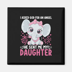 Imán Mamá arte me envió hija de elefante