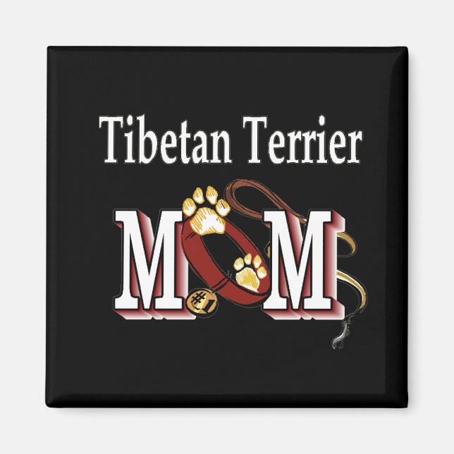 Imán mamá aterradora tibetana Magnet (Frente)