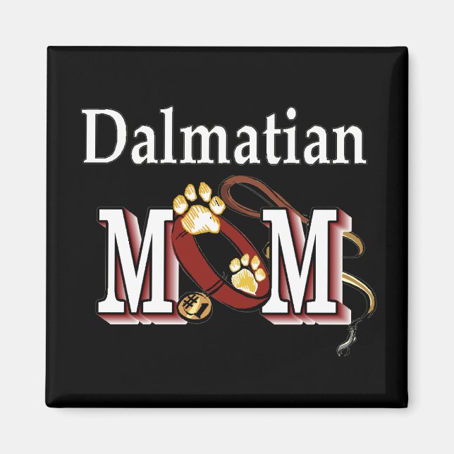 Imán Mamá dálmata oscura (Frente)