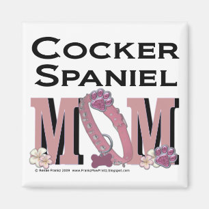 Imán MAMÁ de cocker spaniel