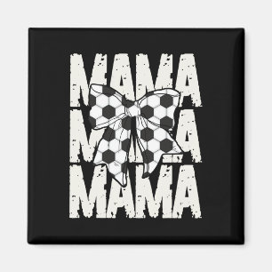 Imán Mamá de fútbol Coquette Lazo Deportes Mamá Lindo F