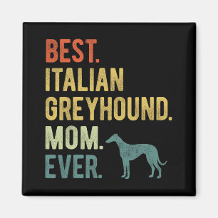 Imán Mamá de Greyhound italiana ama el Día de la Madre