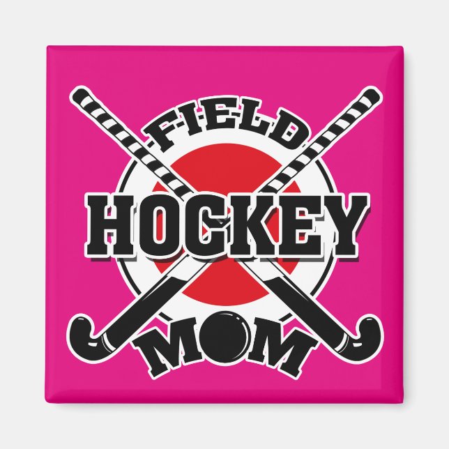 Imán Mamá de hockey (Frente)