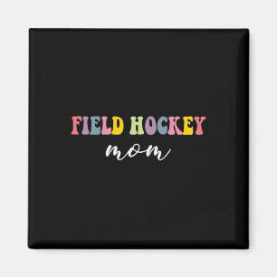 Imán Mamá de Hockey sobre Césped Divertida Jugadora de
