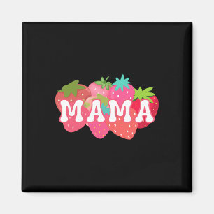 Imán Mamá De La Berry Primer Cumpleaños Matchi De Fresa