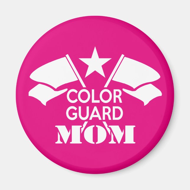 Imán Mamá de la Guardia de colores (Frente)