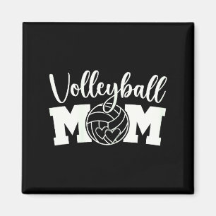Imán Mamá de voleibol vida de mamá linda práctica de vo