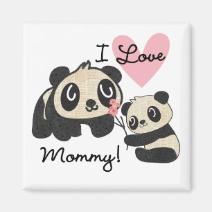 Imán Mamá del amor de las pandas I