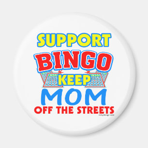 Imán Mamá del bingo de la ayuda