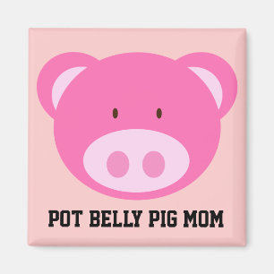 Imán Mamá del cerdo del Belly de pote