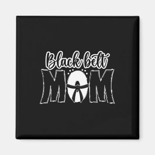 Imán Mamá del Cinturón Negro Karate Mamá Karate Madre K