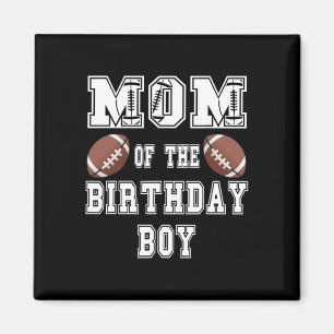 Imán Mamá Del Niño Cumpleañero Amante Del Fútbol Famili