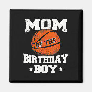 Imán Mamá Del Niño De Cumpleaños Bysketbyll Madre Mamá
