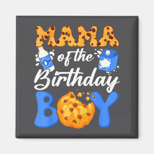 Imán Mamá Del Niño De Cumpleaños Leche Y Galletas 1er C