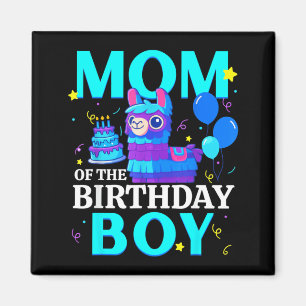 Imán Mamá del Niño Llama Piñata Fiesta Familiar Cumplea