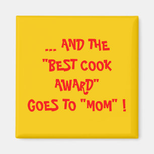 IMÁN MAMÁ - EL MEJOR PREMIO DEL COCINERO
