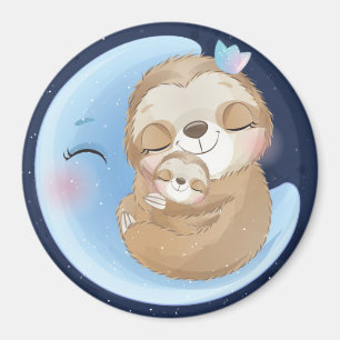 Imán Mamá eslovaca con bebé