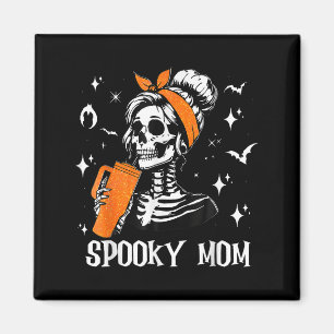 Imán Mamá espantada Groovy Vintage Halloween Spooky Mam
