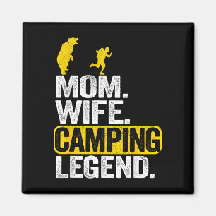 Imán Mamá esposa campamento leyenda rv campista mujeres