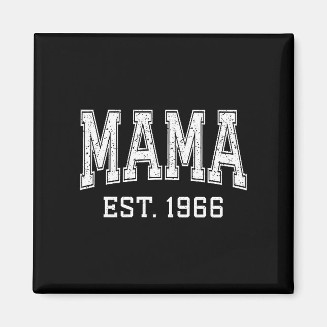 Imán Mama Est 1966 Mom D Mothers Day Ized  (Frente)