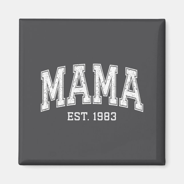 Imán Mama Est 1983 Mom D Mothers Day Ized  (Frente)