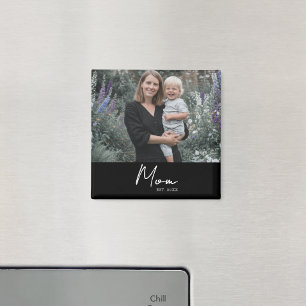 Imán Mamá Establecida Foto Día de la Madre
