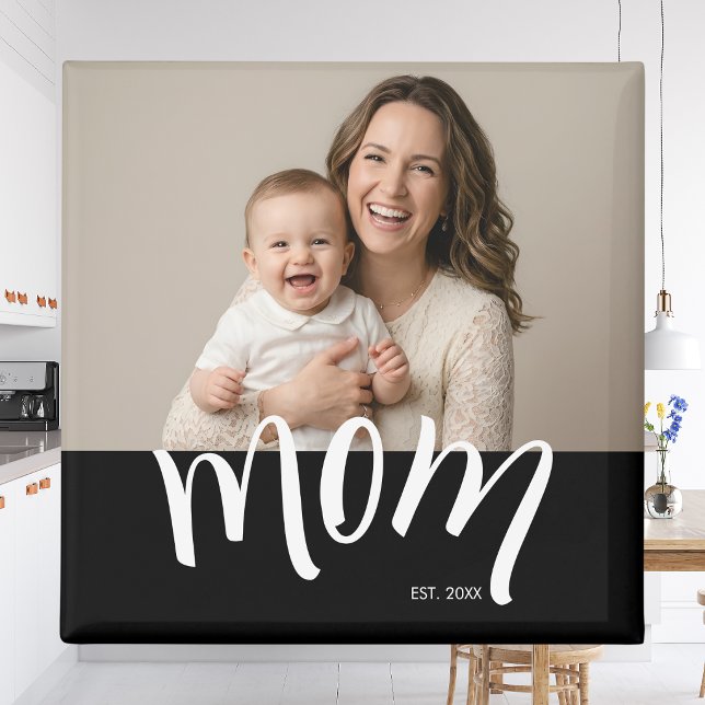 Imán Mamá Estableció Caps Blancos Año Nuevo Personaliza (Subido por el creador)