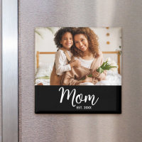 Mamá Estableció Regalo de Foto de Escritura Blanca