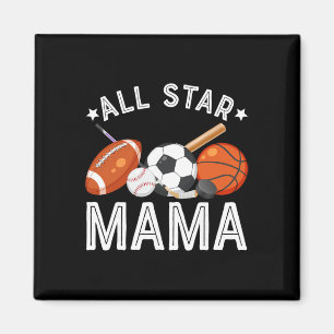 Imán Mamá Estrella Del Niño Cumpleañero Fútbol Sketll S