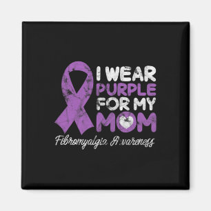 Imán Mamá Fibro Madre Fibromiositis Apoyo Grunge