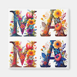 Imán MAMA Floral