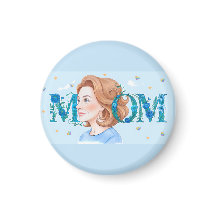 Mamá Floral Azul