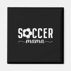 Imán Mamá fútbol Mamá Madre Jugadora de fútbol Mamá Muj