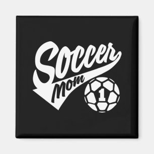 Imán Mamá futbolera T Orgullosa Mamá De Fútbol Me Encan