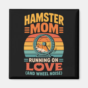 Imán Mamá hámster cuidadora de mascotas hámster