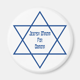 Imán Mamá Judía Por Obama Lg. Magníficos Star