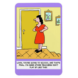 Imán Mamá le dice a la maestra: "Tienes que ir a la esc