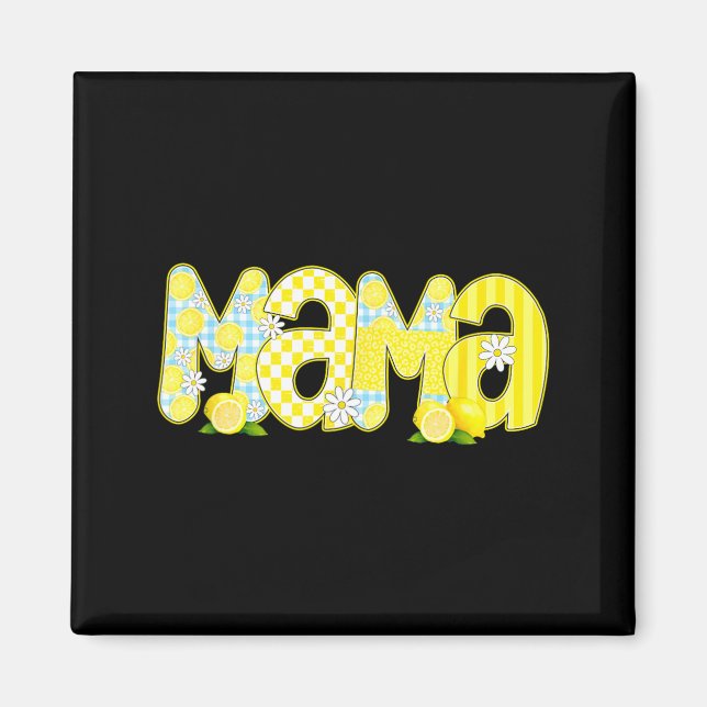 Imán Mama Lemon Daisy Vibraciones de Verano (Frente)
