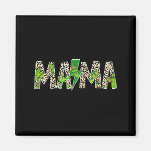 Imán Mama Leopardo Retro Mamá Niñera Abuela Día de la M