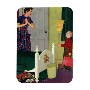 Imán ¡Mamá, Limpié Mi Habitación!