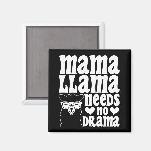 Imán Mama Llama no necesita un día de madre divertido
