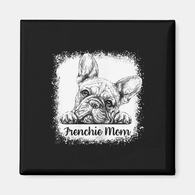 Imán Mamá obsequia el Bulldog francés dulce y dulce con (Frente)