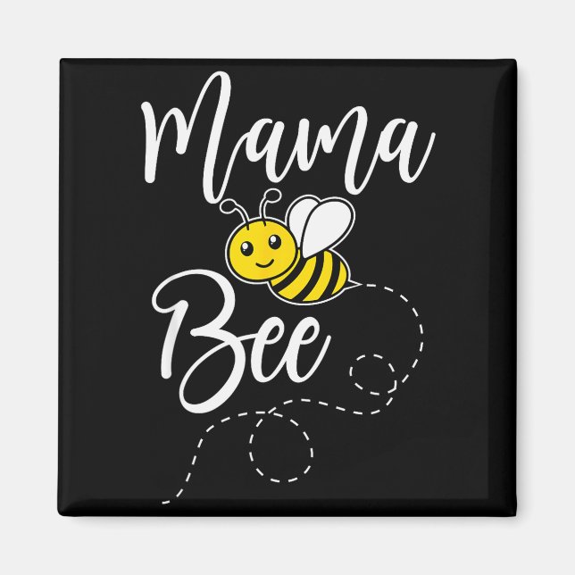 Imán Mama Of The Bee Day Girl Hive Family Matching Birt (Frente)